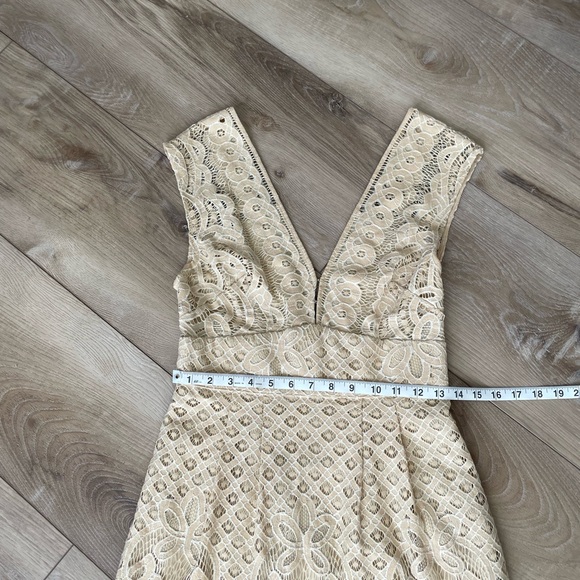 Free People One Million Lover Cream Lace Dress - Picture 15 of 15